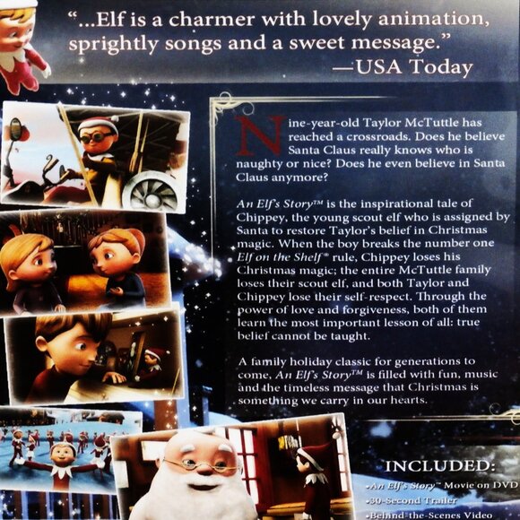 Elf on The Shelf a Christmas Tradition Toy Figure  IN THE BOX + BOOK + DVD - Picture 14 of 16